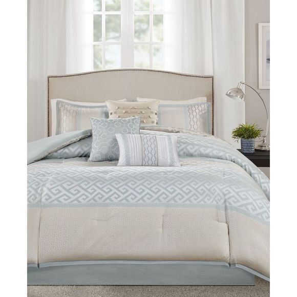 Madison Park Addison 7-Pieces Comforter Set, King King - Picture 1 of 2